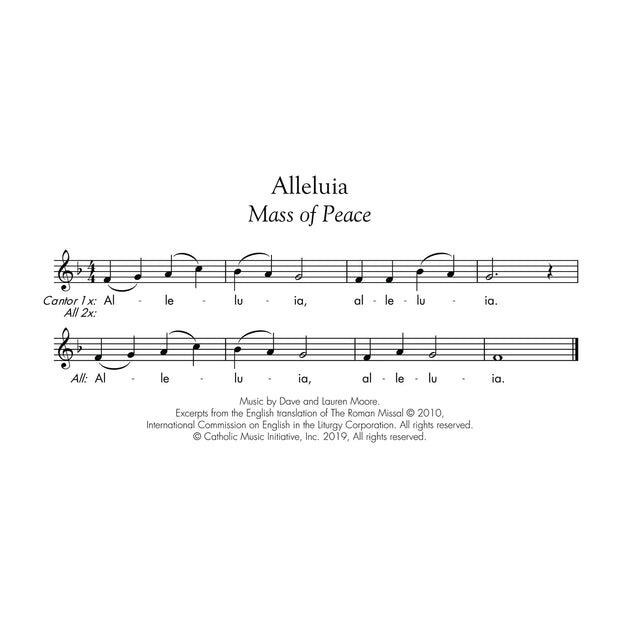 Mass of Peace - English